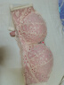 曼可娇内衣女小胸罩聚拢调整型bra少女日系收副乳上托无钢圈文胸套装 粉桃 M 34/75(AB通杯厚约2.5CM) 实拍图