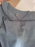 真维斯（Jeanswest）纯棉长袖t恤男夏季纯色圆领宽松上衣男装百搭简约时尚打底衫 灰色 XL 码 (135-150斤) 实拍图