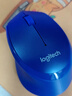 罗技（Logitech）M330 静音鼠标 无线鼠标 办公鼠标 右手鼠标 蓝色 带无线2.4G接收器 实拍图