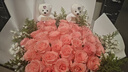梦馨鲜花鲜花速递11朵红玫瑰礼盒花束送女友生日礼物全国同城配送 33朵粉玫瑰花束-小熊款 实拍图