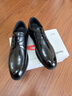 红蜻蜓真皮男鞋春夏舒适商务休闲皮鞋高级正装德比鞋婚鞋WTA7376黑色42 实拍图