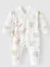 乖奇熊新生儿衣服春秋季婴儿衣服长袖绑带连体衣满月百天宝宝睡衣内衣服 实拍图