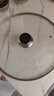 美厨（MAXCOOK）玻璃盖炒锅盖 304不锈钢包边煎锅盖火锅盖蒸锅盖34cm MCPJ9661 实拍图