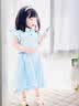 G.duck小黄鸭女童夏装牛仔套装2026新款儿童阔腿裤两件套宝宝夏季衣服 浅蓝色 120 (建议105-115cm 4-5.2周岁) 实拍图