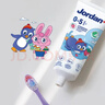 Jordan儿童牙膏0-5岁低氟防蛀草莓香草味婴幼儿宝宝牙膏50ml*6支 实拍图
