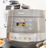 美的（Midea）【国家补贴】0涂层精钢厚釜电压力锅5L双胆全自动智能预约家用煲汤煮饭煲MY-C5856G高压锅4-6人 实拍图