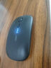 英菲克（INPHIC）M1无线鼠标可充电办公蓝牙三模电量显示静音便携适用于惠普华硕苹果IPAD笔记本电脑无限轻音 【无线-2.4G电量显示增强版】Ty-C充电磨砂黑 实拍图