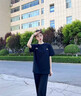 卡帕（Kappa）背靠背情侣纯棉T恤简约宽松显瘦上衣运动短袖2026新款K0D32TD21V 暗夜蓝906【复古百搭丨舒适透气】 XL 尺码偏小，建议拍大一码 实拍图