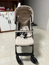 宝宝好A6婴儿推车轻便婴儿车0-3岁婴儿车可坐可躺旅行车一键折叠遛娃车 A6（奶油色）+晒单礼+大礼包 实拍图