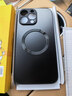 奶小鸭 【AG磨砂】适用苹果14promax手机壳 iphone14promax保护套magsafe磁吸充电全包防摔男女款 石墨黑 实拍图