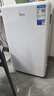 美的（Midea）93L单门小冰箱一级低音复古白色小单温冷藏租房家用宿舍办公室可放美妆BC-93MF【国家补贴】 实拍图