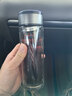 【京东物流配送】高硼硅双层玻璃杯大容量泡茶杯水杯子茶水分离杯 【双层加厚】茶杯350ml1只 实拍图