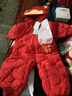 巴拉巴拉婴儿连体衣羽绒服宝宝男童女童2025新款冬装外出哈衣爬服造型拜年 实拍图
