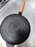 典匠铸铁平底锅聚油煎锅26cm无涂层加厚生铁牛排煎锅早餐煎蛋烙饼锅 实拍图