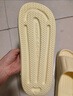 洁丽雅拖鞋女夏季室内家居家用浴室洗澡防滑防臭EVA情侣静音凉拖鞋男夏 黄色 【2.0版本 |  升级不加价】 38-39 【适合37-38码】 实拍图