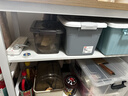 立太厨房置物架落地多功能切菜桌子工作台多层微波炉锅具收纳架窄边柜 多人选购-三层长100宽40高80 【加厚30mm台面】台面可剁骨 实拍图