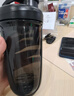 贝瑟斯摇摇杯运动健身水杯蛋白粉搅拌杯奶昔杯子代餐杯瑶瑶杯500ML黑色 实拍图