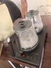 FUNORK全自动上水电热水壶煮茶烧水一体机茶台泡茶烧水壶茶几茶桌嵌入式抽水电茶壶茶具套装 1L 钛灰色-双壶上水煮茶款（37*20cm） 实拍图