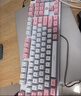 银雕(YINDIAO) K500键盘彩包升级版 机械手感 游戏背光电竞办公USB外接键盘 粉白双拼白光有线键盘 实拍图