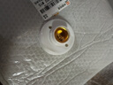e27螺口灯座耐高温灯头吸顶式专用led灯泡螺纹防水灯口家用圆形座 平装圆型小灯座1个（E27螺口） 实拍图