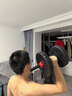 特步（XTEP）哑铃男女杠铃健身器材组合可调节拆卸家用举重训练套装亚玲10KG*2 实拍图