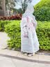 牧萌（moremerry）儿童雨衣男女童学生上学带书包位雨披 淘气熊 2XL  实拍图