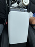 YZ 适用特斯拉Model3/Y扶手箱套保护盖中控TPE内饰壳罩改装丫配件 焕新版YL/MY/3全TPE扶手箱套-白色 实拍图