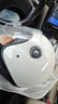 堡护头盔3C认证男女士高清防雾镜片成人电动车保暖头盔四季通用防寒冬季头盔301雪霜白 实拍图