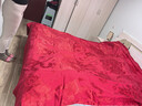 水星家纺结婚床上四件套牡丹大提花红色婚庆床单被套新婚礼物1.8m家居馆 实拍图