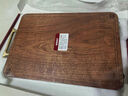 1号会员店（One's Member） 菜板 进口花梨木砧案板整木切菜板双面【抗菌防霉】40*28*2.5cm 实拍图