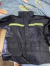 天堂伞雨衣雨裤套装电动车摩托车男女成人分体式双层外卖雨披带反光条 L码（适合身高165-170） 实拍图