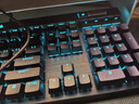 美商海盗船 (USCORSAIR) K100 RGB 光轴 机械键盘 游戏键盘 有线连接 全尺寸 黑色 OPX光轴 实拍图