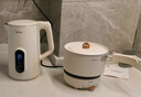 美的（Midea）电煮锅 电热锅 便携式折叠锅 分体式小电锅 316L不锈钢泡面锅 0涂层旅行出差烧水多功能锅XZC16X01 实拍图