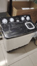 志高（CHIGO）半自动双桶洗衣机 家用小型双缸洗衣机 老式洗脱分离双筒双杠大容量 16公斤 双缸 【强劲动力丨洗10+脱6】 晒单实拍图