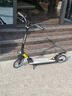 帝百伦成人代步滑板车儿童6-12-40岁两轮滑步男女上班通勤三减震可折叠 【花纹轮新款】至尊黑【三减震+双刹车+转向限位】 实拍图