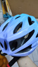 统步轮滑头盔儿童可调头围骑行头盔滑板自行车安全帽运动头盔 渐变蓝 实拍图