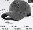 CACUSS棒球帽男四季大头围显脸小鸭舌帽运动休闲时尚防晒帽子灰色中号 实拍图