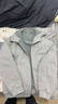 优衣库男装防风摇粒绒拉链连帽开衫/长袖外套481182 02 浅灰色 S /165/84A 实拍图