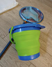 臻佑（Grsaed）儿童抄网抄网杆伸缩捞鱼网兜小鱼虾捕虫网鱼桶玩具套装 蓝色 实拍图