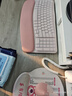 罗技（Logitech）Wave Combo 无线人体工学键鼠套装 垂直鼠标 无线蓝牙鼠标 办公键盘 无线键盘 蓝牙键盘 粉色 实拍图