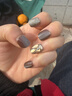美肤语美甲贴片穿戴甲(黑糖气泡)短款假指甲果冻胶可拆带工具MF8297 实拍图