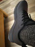 特步运动鞋男鞋跑鞋春夏季皮面防水轻便减震健身休闲慢跑步鞋子男黑色 实拍图