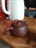 京东京造 宜兴紫砂壶 手工茶壶【原矿紫泥】煮泡茶具 景舟石瓢220ml礼盒装 实拍图