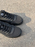 安踏男鞋运动鞋男春夏季男士软底网面透气跑步鞋休闲鞋皮面防水鞋子男 【热卖推荐款春季新款男鞋】黑色 42 （8.5码） 实拍图