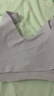 ubras虞书欣同款无尺码内衣女无痕隐形3A抗菌无钢圈文胸罩柔灰紫小底围 实拍图