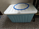 SPACEXPERT塑料收纳箱特大号储物箱学生书箱儿童玩具整理搬家打包周转箱 蓝色 【实测盛水容积80L】单只装 实拍图