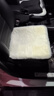 汽车冬季毛绒坐垫座椅车载座垫子座椅套四季通用兔毛羊毛座套 【米白色】加厚毛绒 前后三件套 实拍图