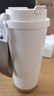 富光拾喜保温杯咖啡杯316L不锈钢男女士不锈钢水杯便携车载杯子白色520ml 实拍图