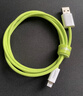 品胜苹果数据线USB to Lightning充电线快充 适用iPhone14Pro/13/12/XR/11/8手机ipad平板车载编织绿 实拍图