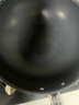 三禾0涂层炒锅无涂层不粘锅钛钢不锈钢电磁炉通用炒菜锅32cmLC32S16 实拍图